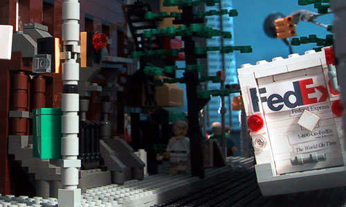 Photo of FedEx vans