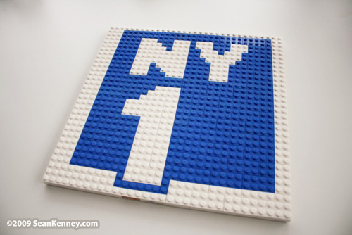NY1 LEGO logo by Sean Kenney