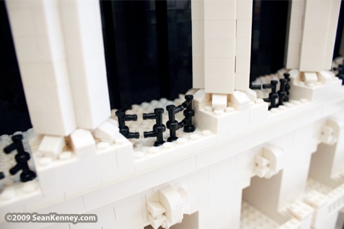 New York Stock Exchange, LEGO brick, artist Sean Kenney, building, manhattan, wall street
