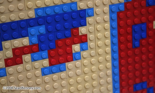 Barack Obama LEGO portrait