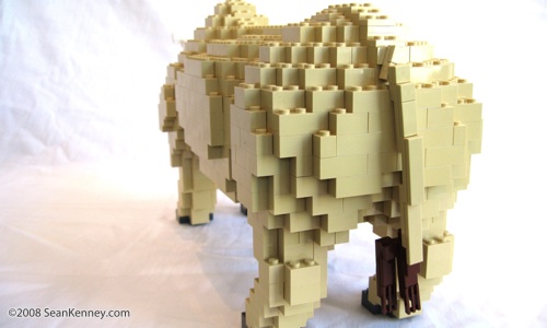 Animal LEGO sculpture