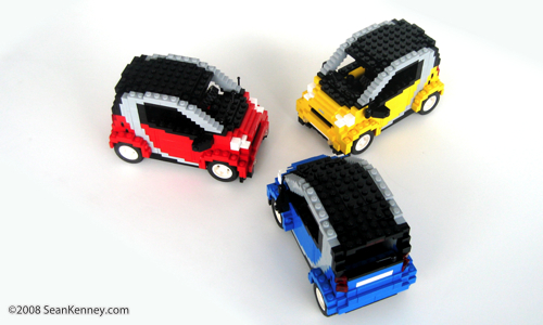 LEGO Smart Car by artist Sean Kenney