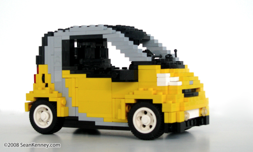 Smart Car built with LEGO bricks by Sean Kenney