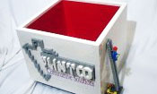 Square bowl with logo