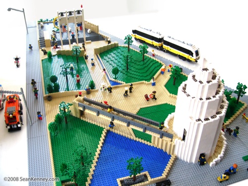 Thanksgiving Square, LEGO model