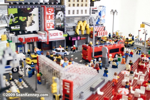 Times Square : LEGO model by Sean Kenney.  New York City, the Brick Apple