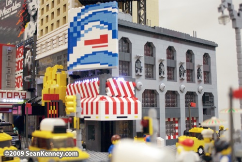 Times Square : LEGO model by Sean Kenney.  New York City, the Brick Apple