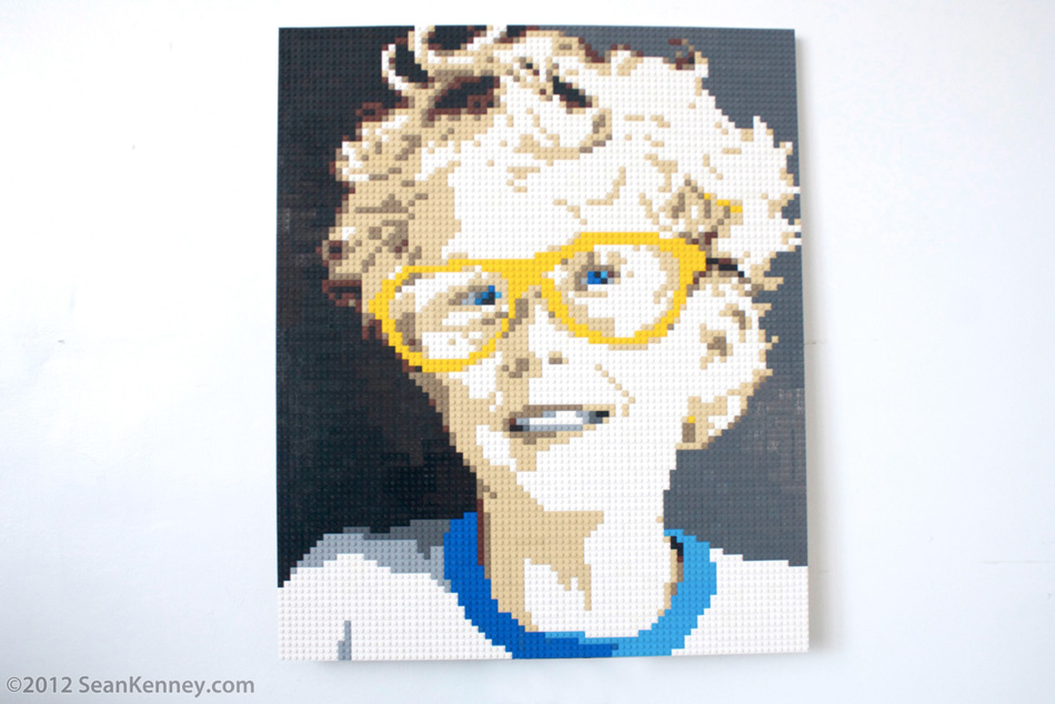 Photo of Portrait of boy with yellow glasses