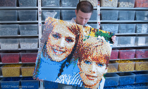 LEGO portrait