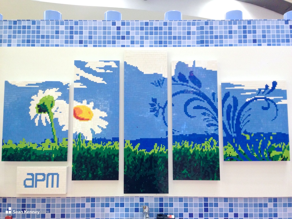 LEGO Floral Mural