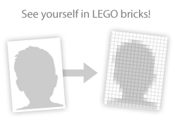 See yourself in LEGO bricks : Custom LEGO portraits