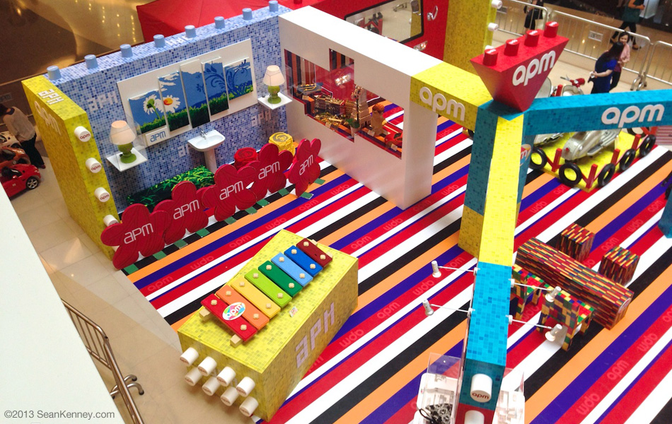 LEGO Installation at APM mall, Hong Kong