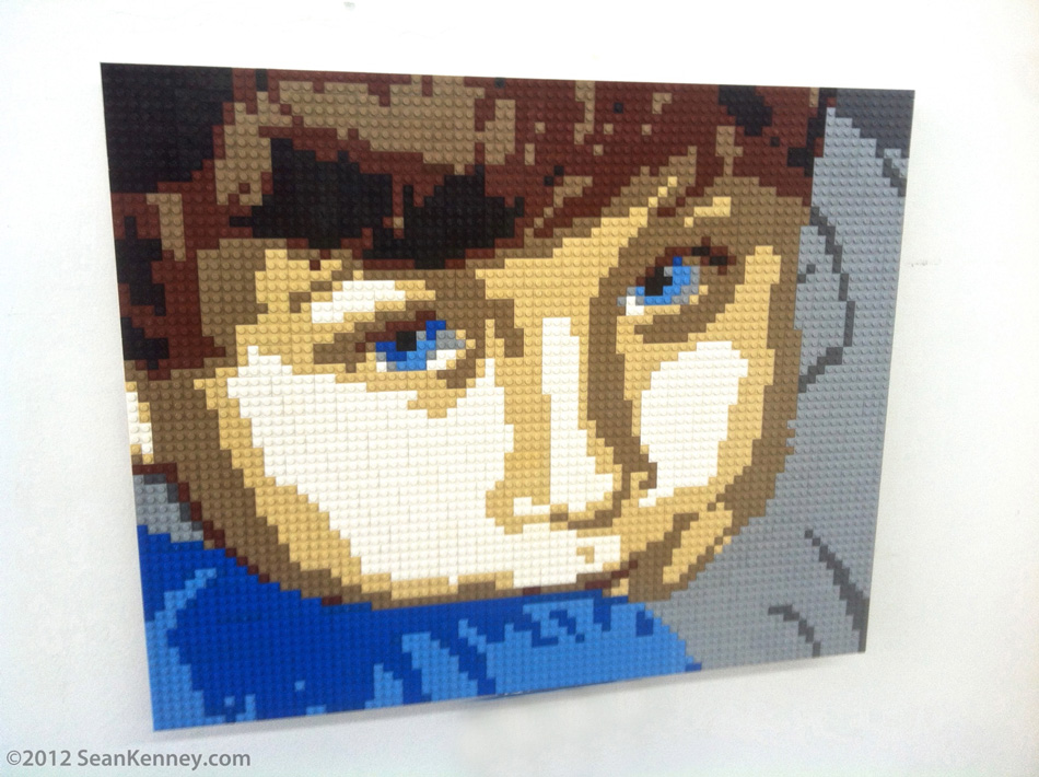 LEGO Portrait of boy with arm