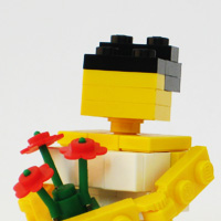 LEGO bride: Black hair