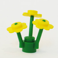 LEGO flowers: Yellow