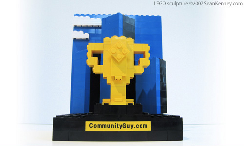 LEGO CommunityGuy.com trophy
