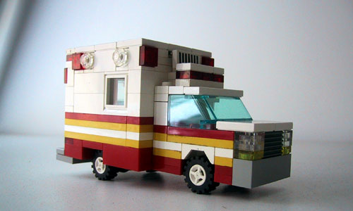 LEGO FDNY EMS ambulance
