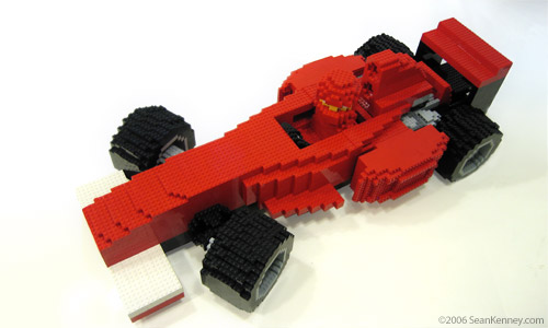 LEGO Formula One race car