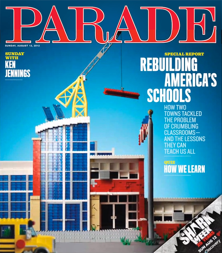 LEGO Parade Magazine cover