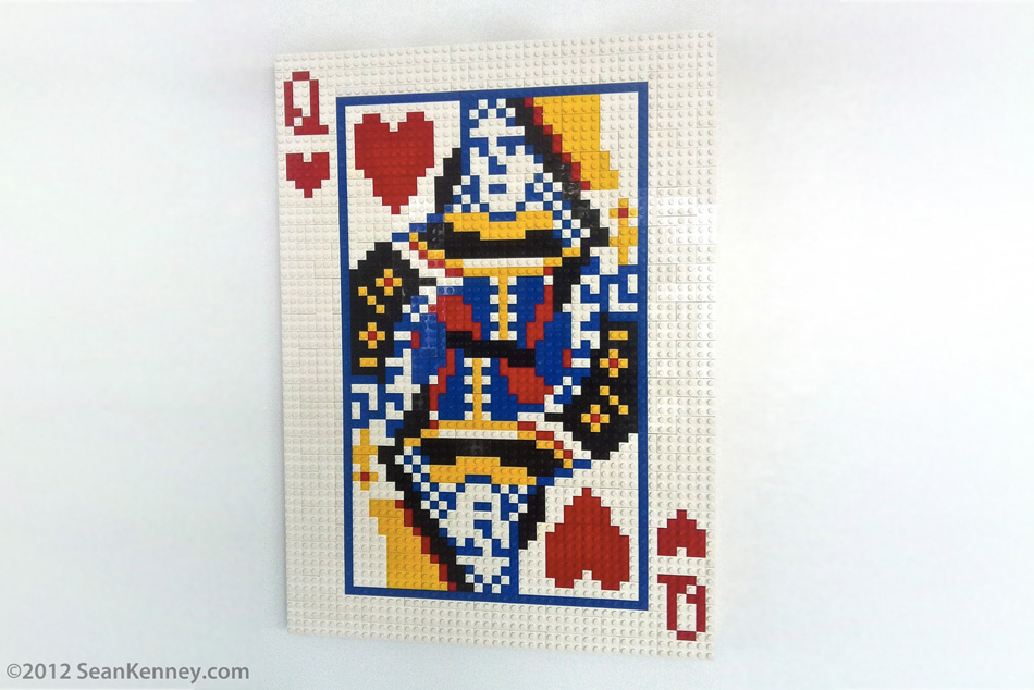 LEGO Queen playing card