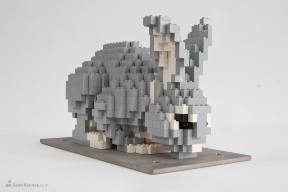LEGO Fox and rabbits (baby rabbit)