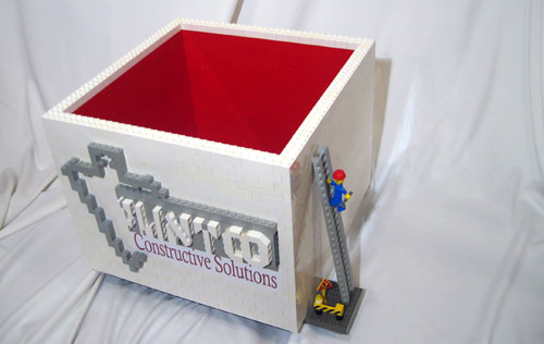 LEGO Square bowl with logo