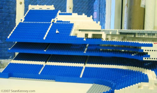 LEGO Yankee Stadium in progress