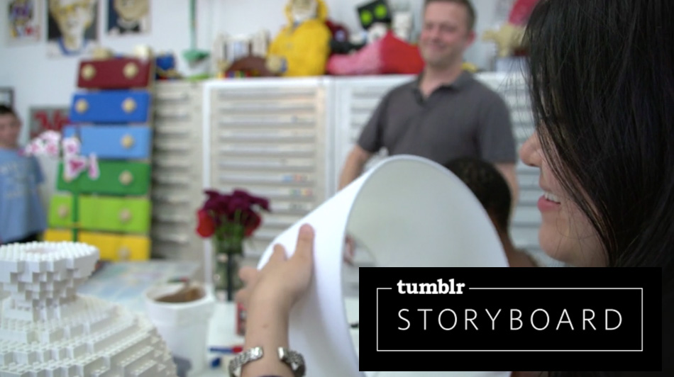 Tumblr Storyboard documentary about Sean Kenney LEGO artist