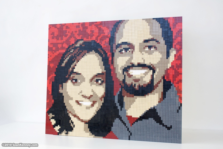 LEGO Wedding portrait
